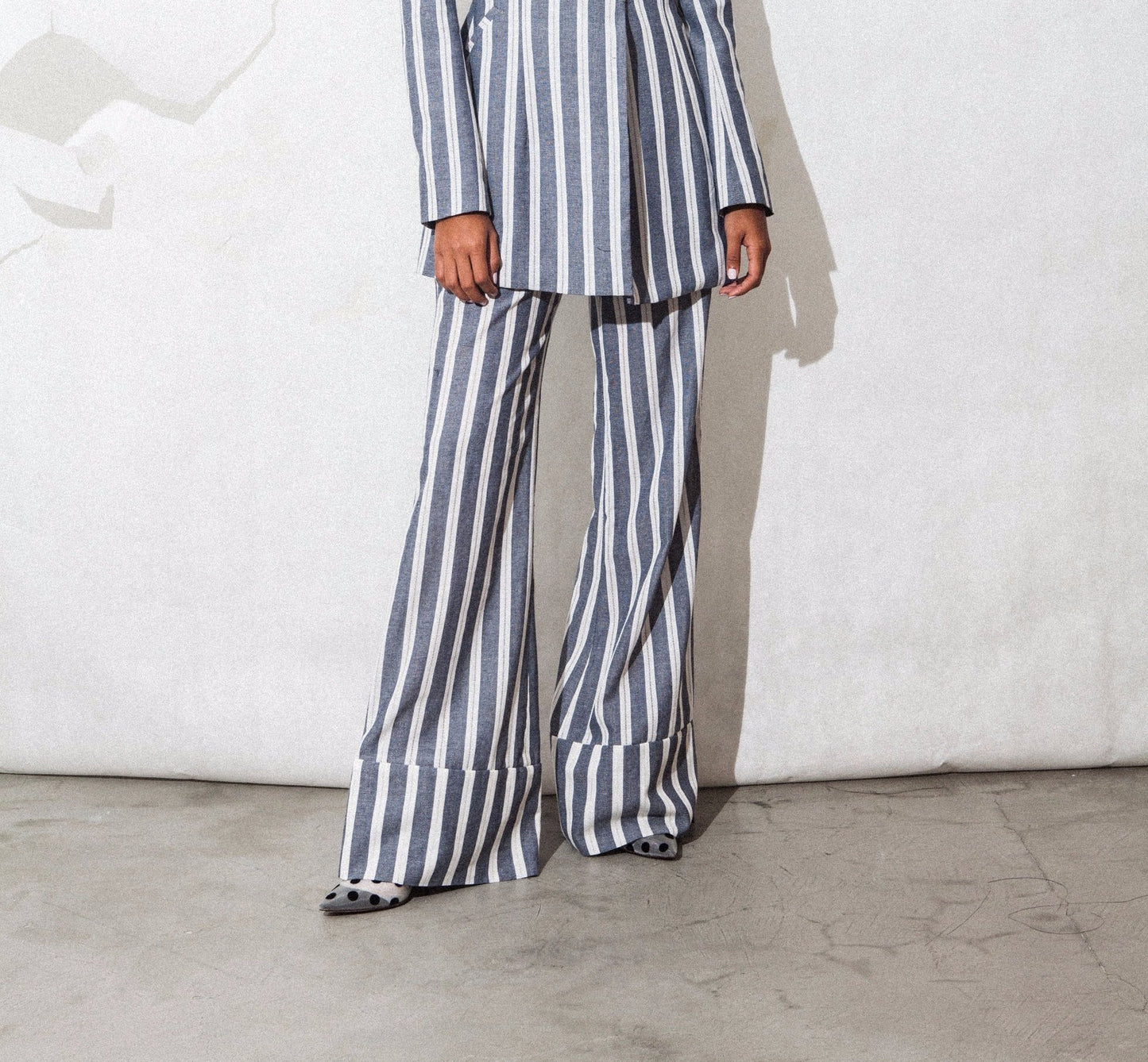 Striped Pant Suit Pants