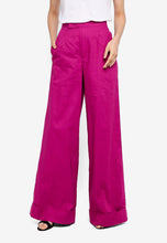 Fuchsia Wide Leg Pants