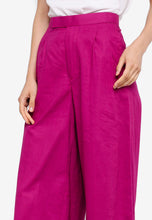 Fuchsia Wide Leg Pants