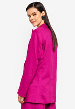 Fuchsia Double Breasted Jacket