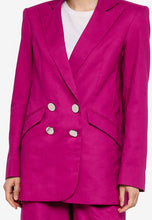 Fuchsia Double Breasted Jacket