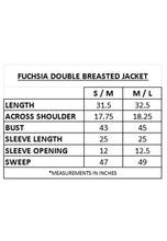 Fuchsia Double Breasted Jacket