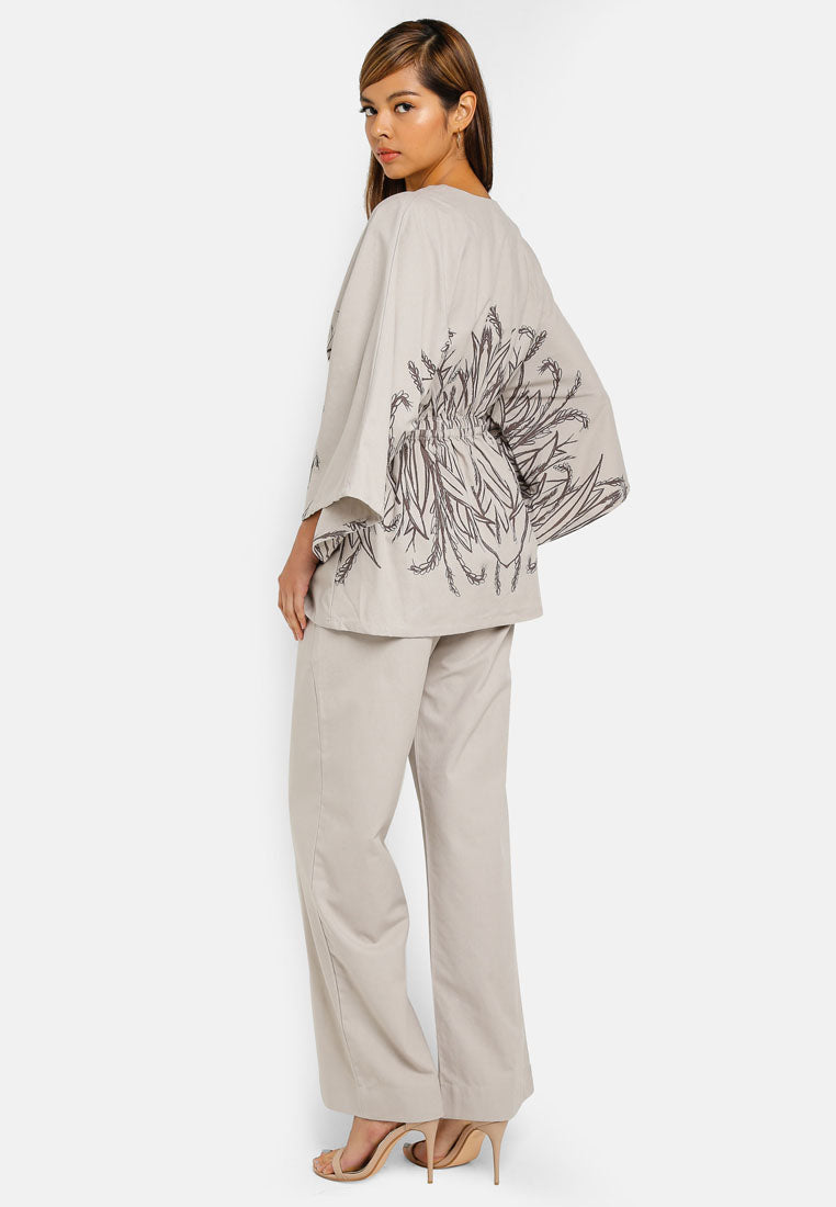 LILY PRINTED PANT SUIT