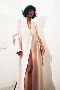 Blush Long Trench