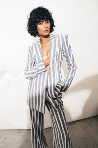 Striped Pant Suit Pants