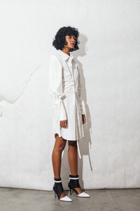 Midi Bishop Sleeve Shirtdress